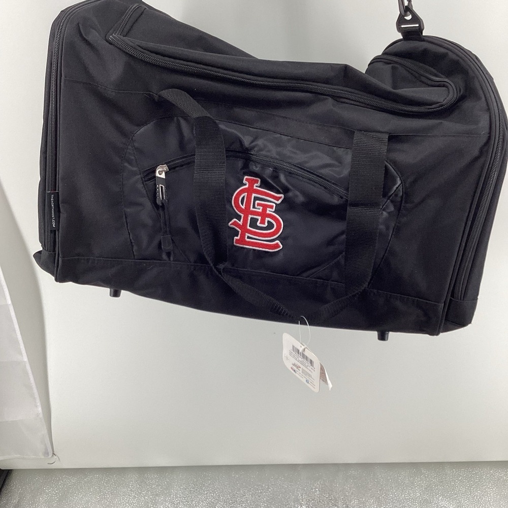 NWT Northwest St. Louis Cardinals Baseball Gym / Duffle Bag Black MLB